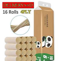 Cherry Juilt Toilet Paper 16 Rolls Household Premium 4-Ply Rapid Dissolving Smooth Soft