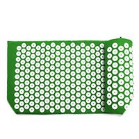 Ting room Massage Mat Acupressure Mat 67cm42cm Yoga Lotus Spike Acupuncture Mat Relieve Back Body Pain Spike Acupuncture Yoga Mat,Green