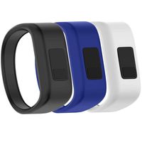 CharmingElf Replacement Bands Compatible for Garmin vivofit jr Bands and vivofit jr 2/3 Bands Soft Silicone Loop Wristbands for Kids Woman Man(Small-5.7 inches(145 mm),3PCS Color1)