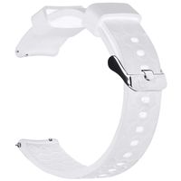 RuenTech Compatible for Fossil Gen 4 Venture HR 18mm Silicone Replacement Sport Straps Soft Wristbands for Fossil Q Venture Gen 4 and Gen 3 Smartwatch (White)