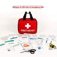 LWA 130 Piece Premium First Aid Kit Bag - Includes Eyewash, Emergency Blanket for Home, Office, Car, Caravan, Workplace, Travel