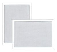 Pyle PDIW55 5.25- Inch In-Wall / In-Ceiling Stereo Speakers, 2-Way, Flush Mount, White (Pair)