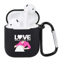 ForUBeauty Harry Styles Airpods Case, Protective TPU Case with Carabiner for AirPods 1/2 Charging Box(H08)