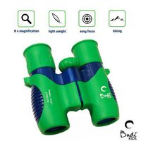 Budi Kids Binoculars 8x21 - Waterproof - Shock Proof - Set - Bird Watching - Hiking - Outdoors - Learning