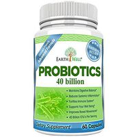 EarthWell 40 billion Probiotic Supplement for Women, Men and Children (60 Capsules)