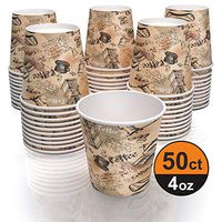 4 oz paper cups for coffee tea and water - decorated paper cups