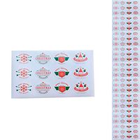 Zentto Christmas Gift Adhesive Labels Gift Stickers Natural Kraft Paper Adhesive Labels for Christmas Gift (10 Sheets for Sale)