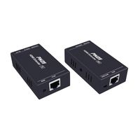 HDMI Extender 50m (164ft) Over Single Cat5e / Cat6 UHD 1080P & 3D Lossless Transmission Support EDID & POC Function