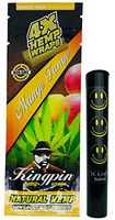 Herb Airtight Tube Pocket Protector with Kingpin Mango Tango Hemp Wraps 1 Count DC Crafts Nation- Happy Face