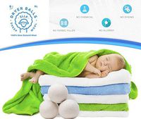 Uplord 6-Pack Wool Dryer Balls,Premium New Zealand Wool Dryer Balls,Softens Laundry Naturally,No Chemicals,Shortens Drying Time,Great for Those with Sensitive Skin & Babies,Ship from US!!!