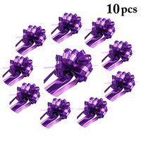 FunPa 10PCS Pull Bow Fashion Decor Gift Wrapping Bow Pull String Bow for Wedding Car