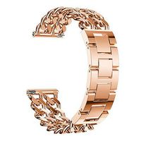 Lyperkin Samsung Galaxy Watch Band 46mm, Luxury Delicate Stainless Steel Wristband Strap Band Replacement Accessory Bracelet Compatible with Samsung Galaxy Smart Watch