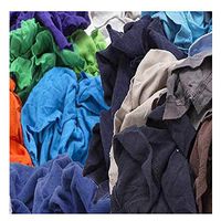50 Lb. Box of Reclaimed Colored T-Shirt Rags for Mechanics and Industrial Use