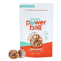 Protein Power Ball Healthy Snacks, Gluten Free, Dairy Free, Soy Free, Vegan Snack Energy Bites | 5 Unique Flavors (Dark Chocolate Peanut, 3 Pack)