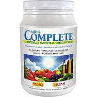 Andrew Lessman Multivitamin - Men's Complete with Maximum Essential Omega-3 500 mg 60 Packets – 30+ High Potencies of All Nutrients, Essential Vitamins, Minerals & Carotenoids. No Additives