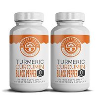 Squeeze Dried Turmeric Curcumin with Peperine Black Pepper & 95% Curcuminoids. Best for Anti-Inflammatory Joint Relief, Pain Relief & Anti Aging Supplement with Quick Absorption (2 Bottles)