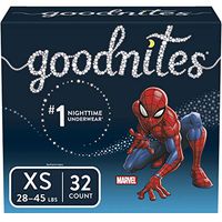 Goodnites Bedwetting Underwear for Boys, XS (28-45 lb.), 32 Ct, Big Pack (Packaging May Vary)