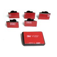 Acumen E100 Dash Cam Replacement Installment Parts: Adhesive Mount with Cable Holders and Cling Static Sticker