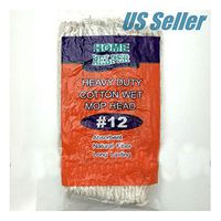 MOP HEAD #12 Heavy Duty Cotton Replacement Refill String Wet Floor Mops Cleaner