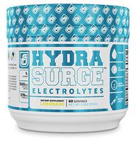 HYDRASURGE Electrolyte Powder - Hydration Supplement with Key Minerals, Himalayan Sea Salt, Coconut Water, More - Keto Friendly, Sugar Free & Naturally Sweetened - 60 Servings, Refreshing Lemonade