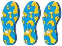 Pedag Kid's Soft Foam Insole, EU 34/35, 3 Count