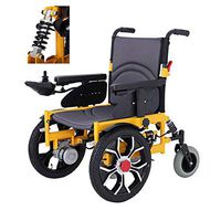 ZZYYZZ Electric Wheelchair, Folding Load 100kg Mobile Intelligent Wheelchair Disabled Four- Wheeled Scooter