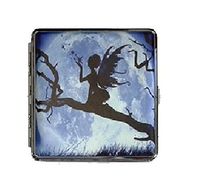 Fairy in The Woods Metal Cigarette Case Holder Smoke Regular Size Tobacco