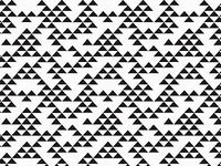 Kinetic Triangles Black White 240 Sheets, 20"x30"Sheets, Tissue Prints - WRAPS-P1432