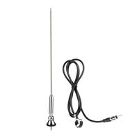 Suuonee Automotive Antennas, 18.5" Universal Car Roof Fender Radio AM/FM Aerial Antenna 180°Swivel