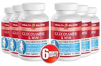 Msm with glucosamine sulfate - GLUCOSAMINE and MSM - Supports Joint Function (6 Bottles)