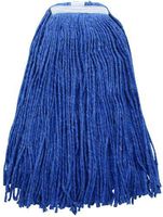 Winco Premium Yarn Mop Head, 32-Ounce, 4 Ply Cut Head, Blue