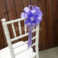 Lavender Pull Bows with Tails - 8" Wide, Set of 6, Spring, Summer, Birthday, Baby Shower, Mother's Day, Gender Reveal, Christmas, Easter