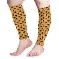 Calf Compression Sleeves 1 Pair Kangaroo Pattern2 Sport Elasticity Calf Compression Socks for Men & Women