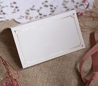 Table Tent Place Cards, Table Signs Rose Gold Foil 30-pack Party Hearts Collection (Rose Gold Place Card1)