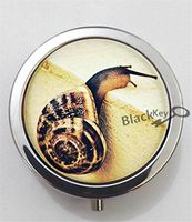 BlackKey Snails 3-Compartment Decorative Pocket Gift Box Case Organizer for Pill, Color 1 -2018