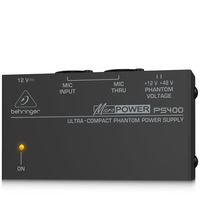 Behringer Micropower PS400 Ultra-Compact Phantom Power Supply