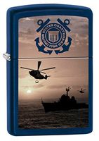 Zippo USCG Seal & Helicopter Navy Matte Pocket Lighter