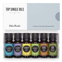 Edens Garden Top Essential Oil 6 Set, Best 100% Pure Aromatherapy Intro Kit (For Diffuser & Therapeutic Use), 10 ml