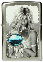 Zippo Woman Lighter, Brushed Chrome