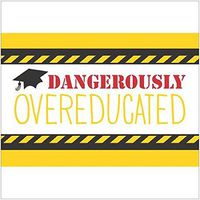 32 (2pk of 16) Tassel Talk Graduation Beverage Napkins - Overeducated (10"x 10")