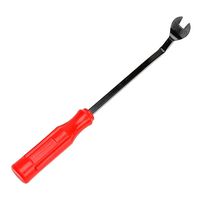 iTimo Car Door Panel Crowbar, Round Shank Flat Head Pointed Crowbar Universal Fastener Tool Repair Tools