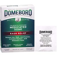 Domeboro Medicated Soak Rash Relief (Burow’s Solution) 12 Powder Packets