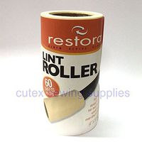 Restora Lint Roller Remover 60-Sheets Refill - 1 Roll/No Handle
