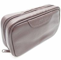Pipe Tobacco Leather Pouch Combo - Authentic Full Grade Leather - Brown