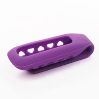 MagiDeal Silicone Replacement Clip Belt Holder Case Cover for Fitbit One Accessory - Purple