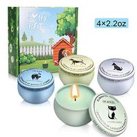 Environmental Friendly Candles 4PCS Fragrance Candle Gift Set Soothe Pets Scented Candle Kit Handcrafted Plant Plant wax Candle Set Environmental Friendly Smokeless Candle Set Gifts Of Love Candle Hel