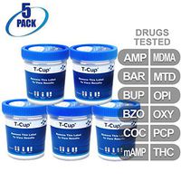 MiCare [5pk] - 12-Panel Multi Drug Test Cup (AMP/BAR/BUP/BZO/COC/mAMP/MDMA/MTD/OPI/OXY/PCP/THC) #MI-TDOA-6124
