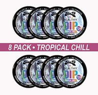 TeaZA Herbal Tropical Chill Pouch -Nicotine Free, Caffeine Free, Tobacco Free Pouches [8 Pack]