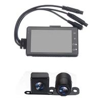 YOUNGFLY 3" 140°720P Motorcycle Dual Action Waterproof Camera Video DVR Camcorder for Car Bike Motorbike