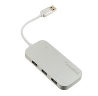 Powered USB 3.0 Hub Ultra Slim USB C Adapter in Aluminum with 3 USB 3.0 Ports for MacBook,Mac Pro/Mini,iMac,Surface Pro,XPS,Notebook PC,USB Flash Drives,Mobile HDD,and More(Silver)